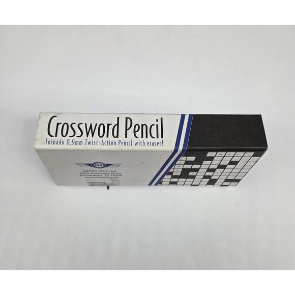 NIB Retro 51 Vintage Metalsmith Tornado Mechanical Pencil, Crossword - Picture 3 of 7